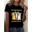 [Cute Cat T-Shirt] Soft Women's Casual Short Sleeve T-Shirt | Cute Cat Print & 
